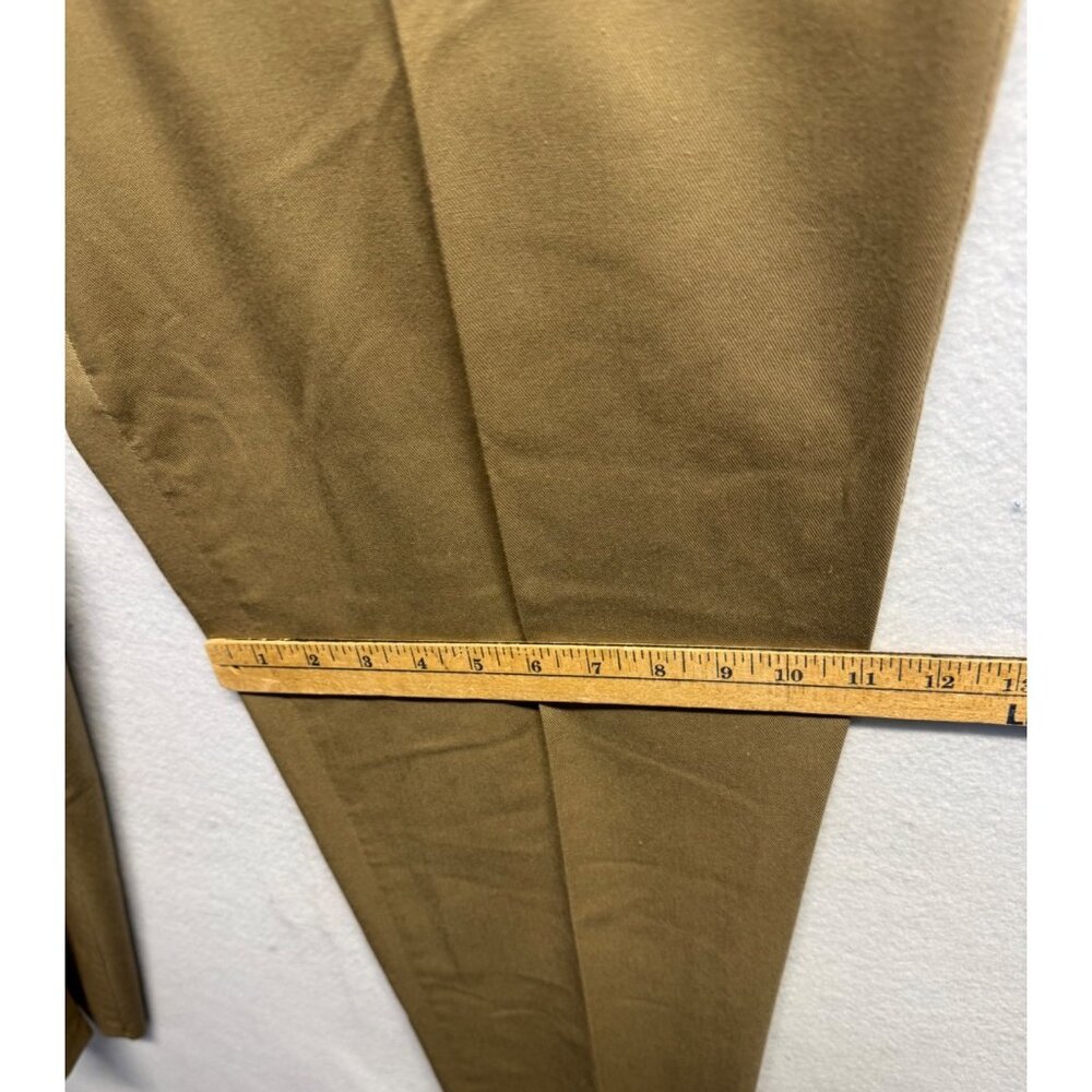 Levis Sportswear Womens Elastic Waist Tan Khaki Pants Size 14 - Picture 9 of 11